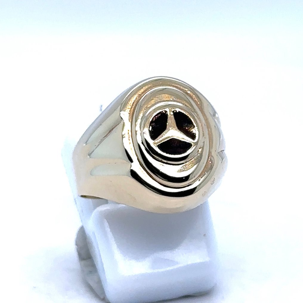 14K包金 - 黄金 - 戒指 - 梅赛德斯设计戒指 RS51 #4.3