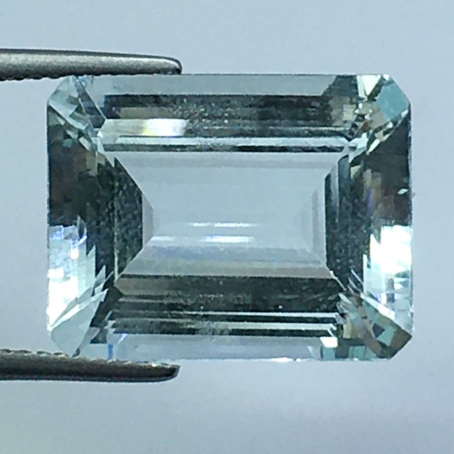 χωρίς τιμή ασφαλείας - 1 pcs  Μπλε Ακουαμαρίνης  - 14.18 ct - International Gemological Institute (IGI) - Φυσικό Ακουαμαρίνα #1.0