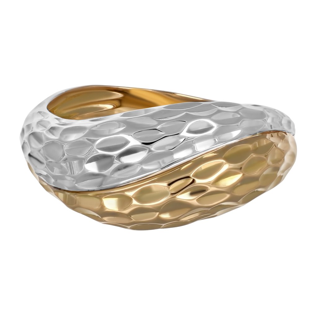 Bague - 18 carats Or blanc, Or jaune #4.3