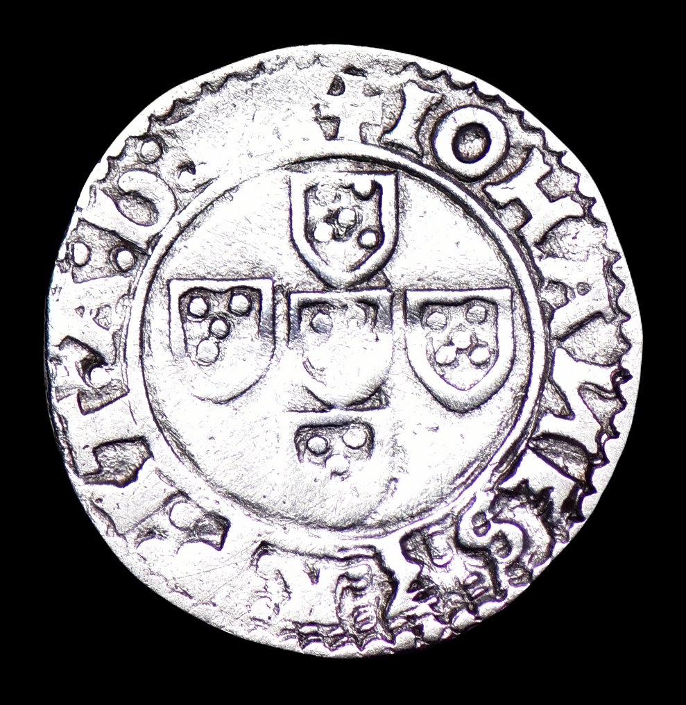 Portugal. D. João III (1521-1557). Meio Tostão (50 Reais) - Lisboa - Escassa #1.0