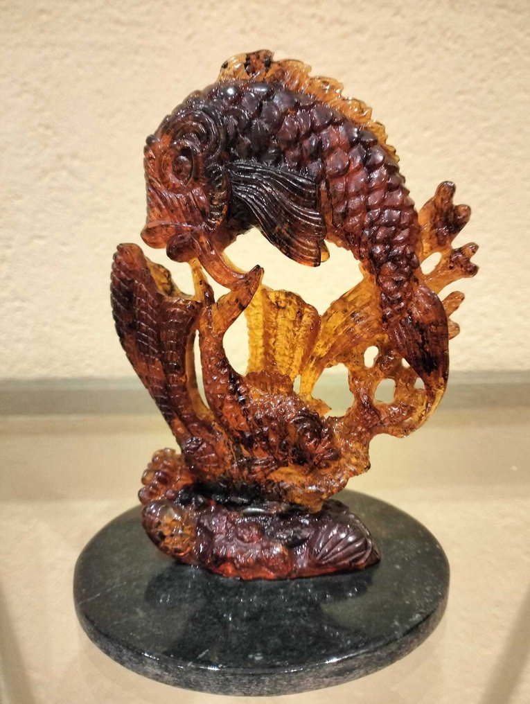 Carving - Height: 14 cm - Width: 9 cm- 1 kg - (1) #2.1