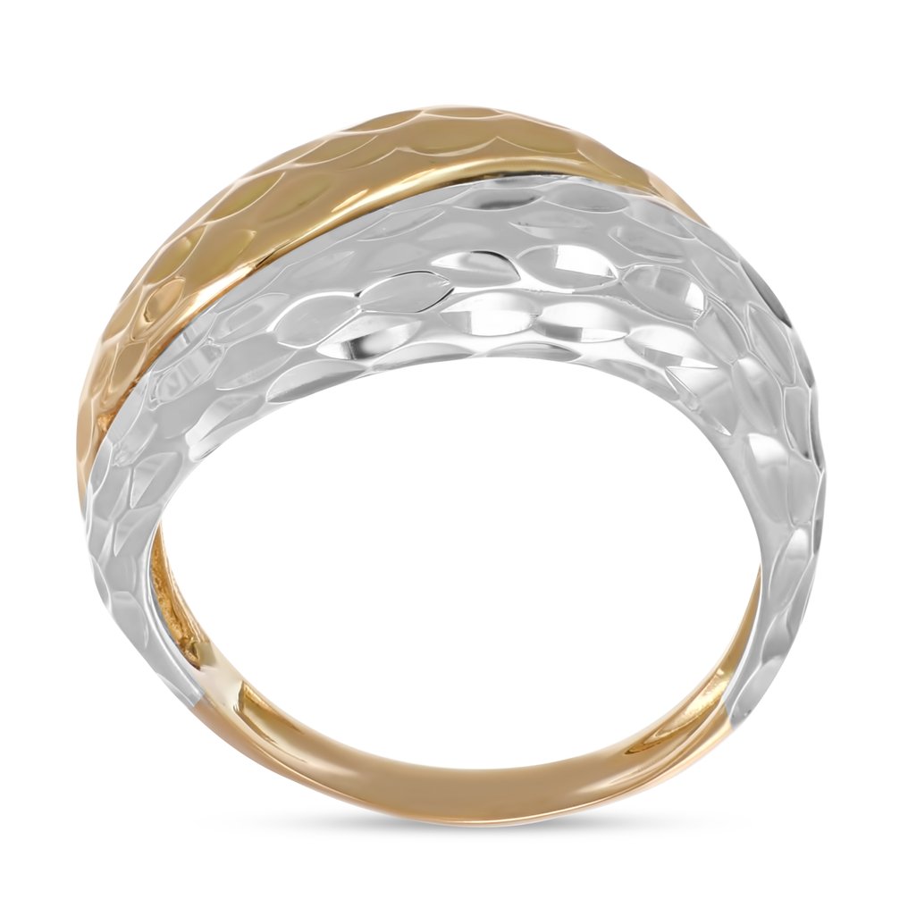 Bague - 18 carats Or blanc, Or jaune #2.1