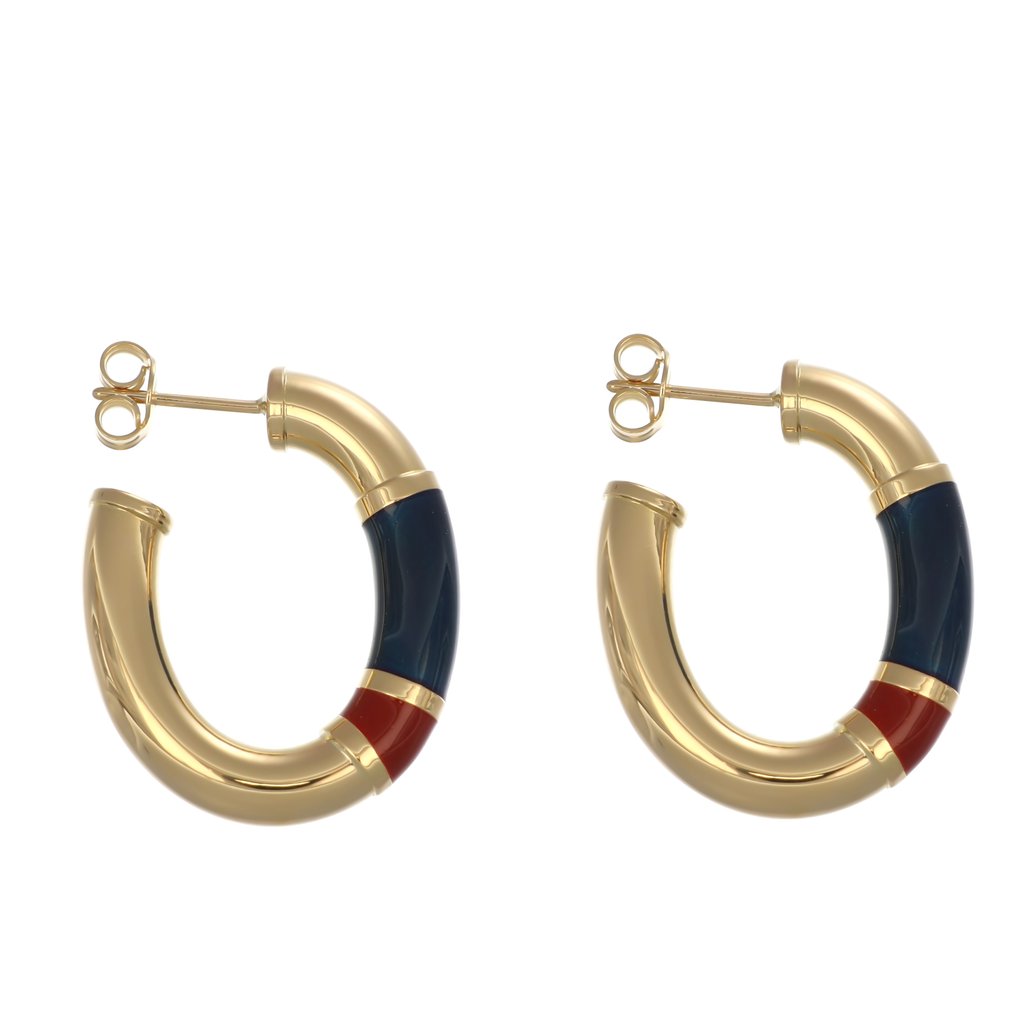 Ohrringe - 18 kt Gelbgold #1.0