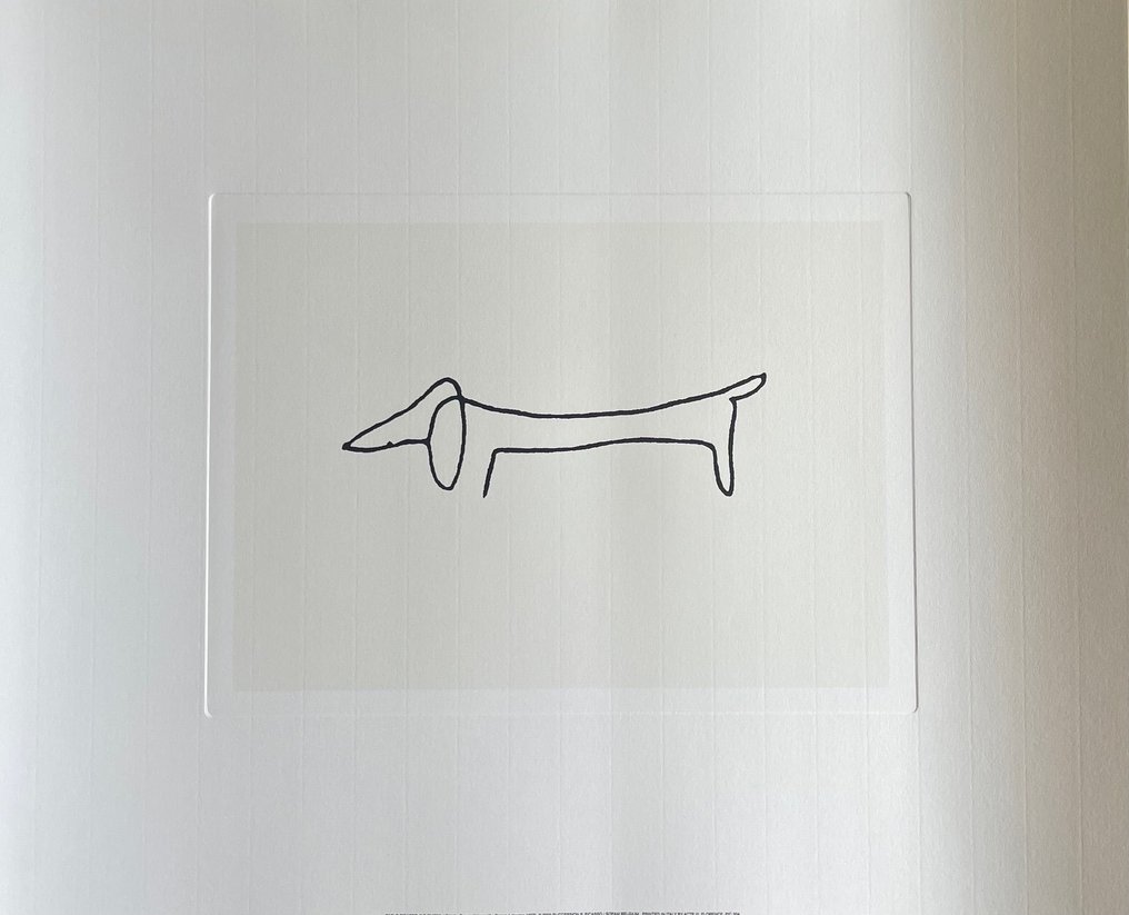 Pablo Picasso (after) - (1881-1973), Le Chien,1907, Copyright 2000 Succession Pablo Picasso SOFAM. Printed in Italy #1.0