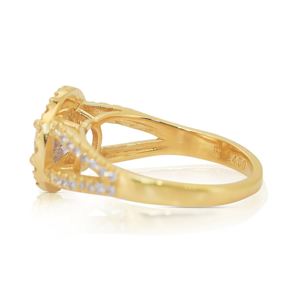 Gyűrű - 18 kt. Sárga arany - 2.12ct. tw. Gyémánt (Természetes) - Gyémánt #2.1