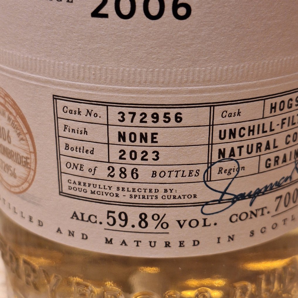 Cameronbridge 2006 Single Cask - Berry Bros. & Rudd.  - b. 2023  - 700ml #3.2