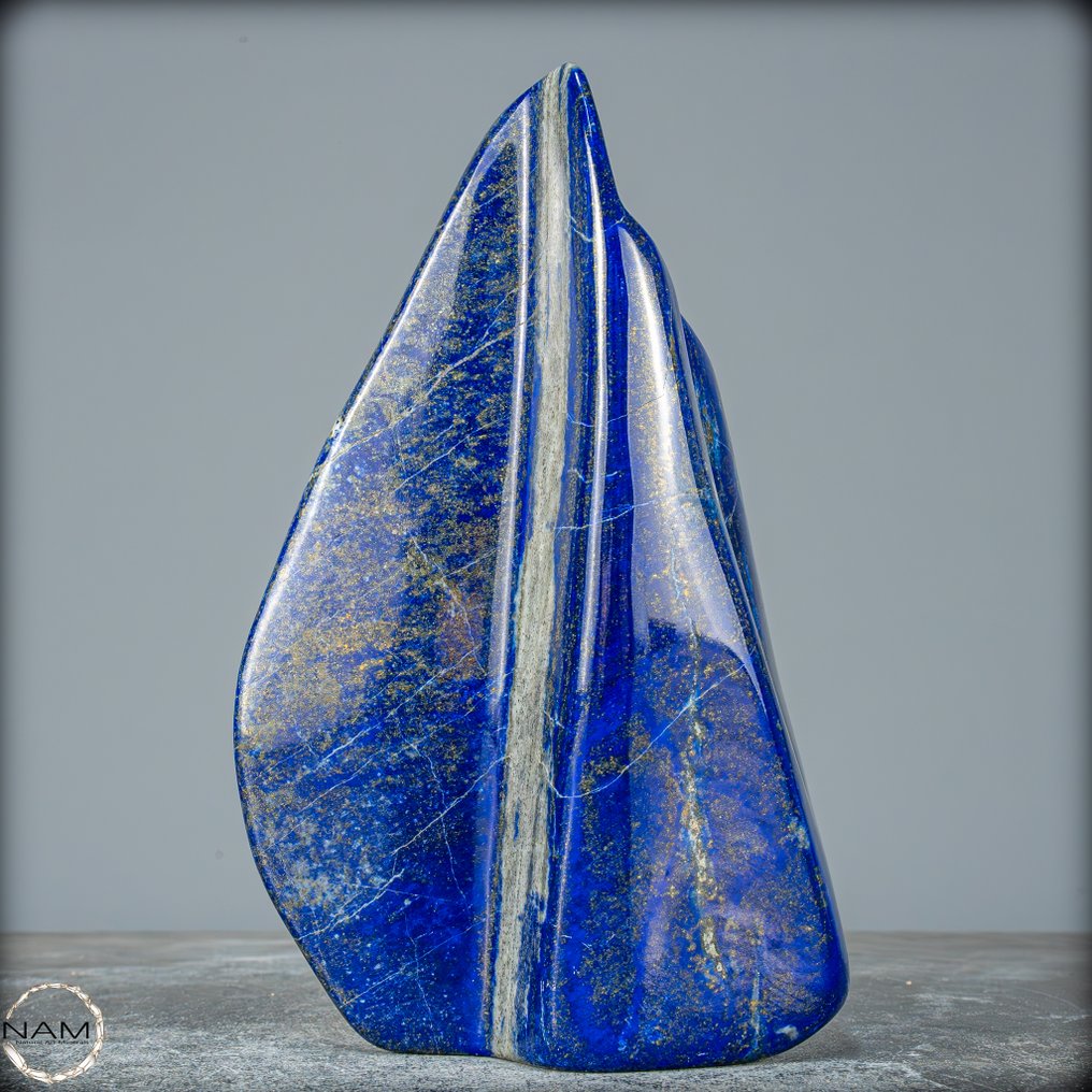 Φυσική Πρώτης Ποιότητας Βασιλικό Μπλε Lapis Lazuli. Ελεύθερη μορφή- 1450.12 g #2.1