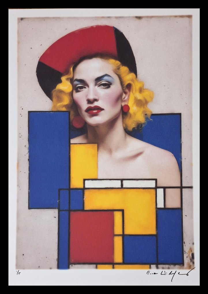 Madonna - Tribute series - Icons Reimagined Piet Mondrian - by Emma Wildfang - Edizione limitata - 2024 #1.0