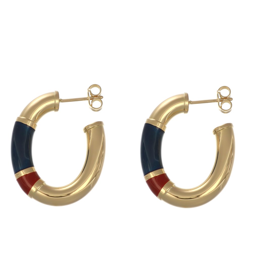 Ohrringe - 18 kt Gelbgold #1.0