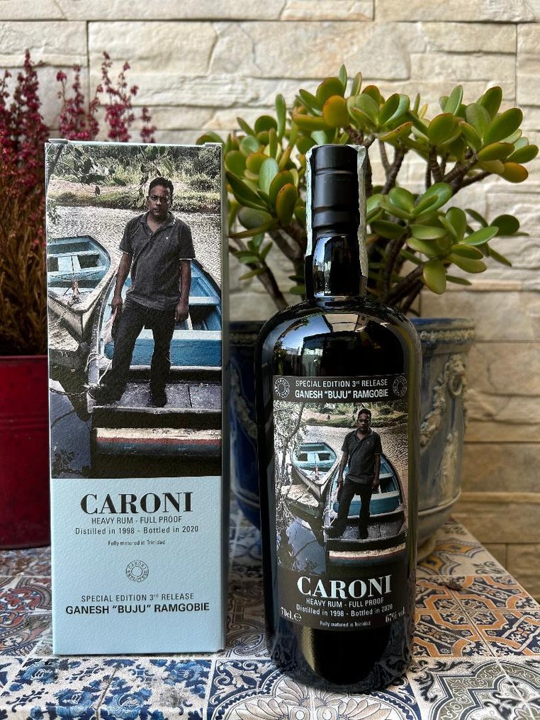 Caroni 1998 Velier - Employees 3rd: Ganesh "Buju" Ramgobie   - b. 2020  - 70 cl #1.0