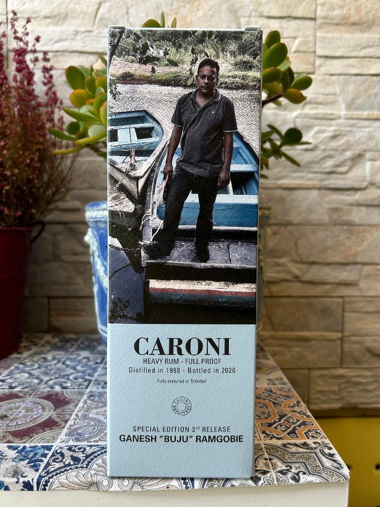 Caroni 1998 Velier - Employees 3rd: Ganesh "Buju" Ramgobie   - b. 2020  - 70 cl #2.1