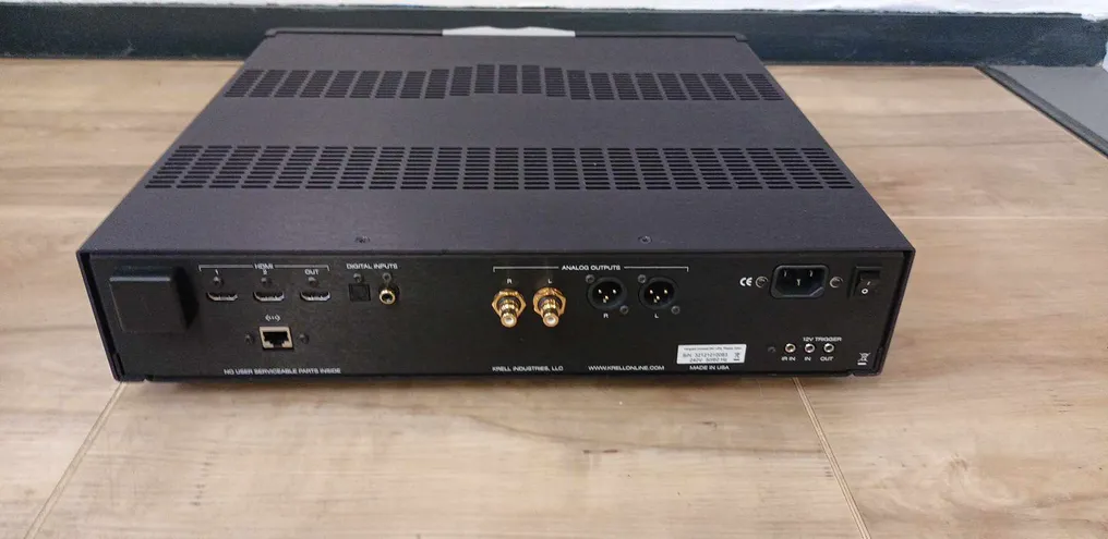 Krell - Vanguard network player and digital preamplifier. DAC - Digital Analog Converter #3.1