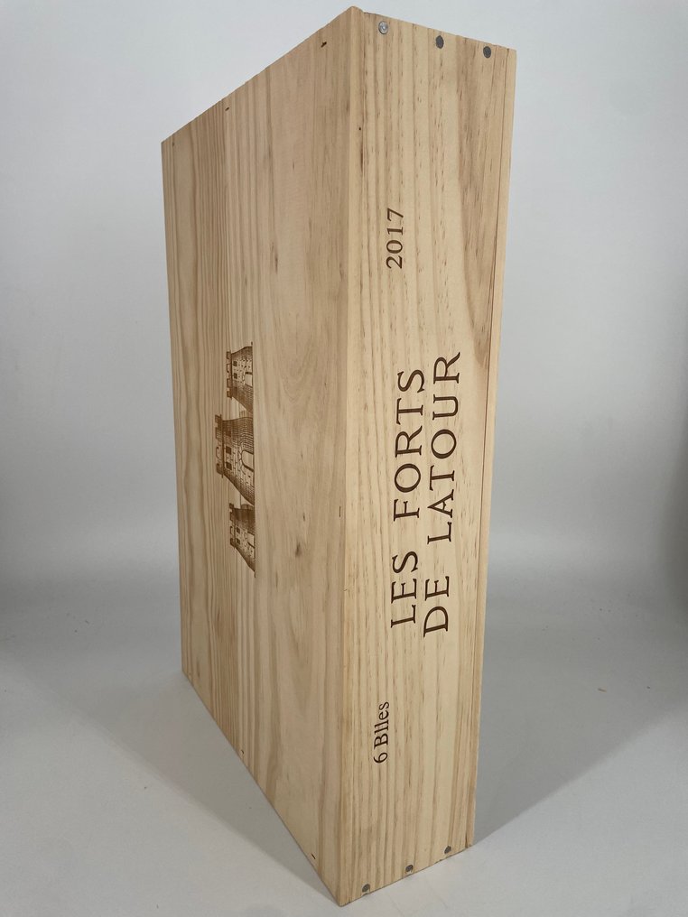 2017 Chateau Latour, Les Forts de Latour - Bordeaux, Pauillac - 6 Bottles (0.75L) #1.0