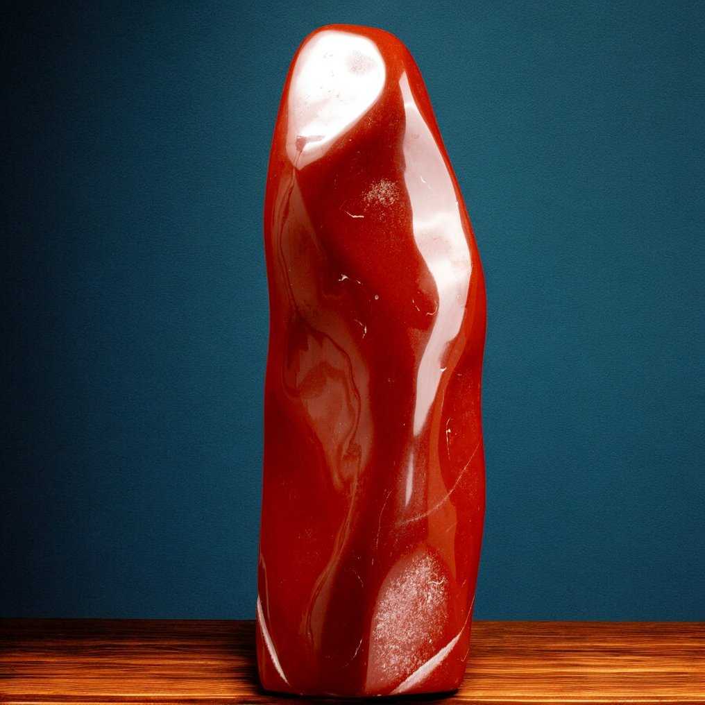 Natural Red Passion Jasper Large Red Jasper - Height: 360 mm - Width: 130 mm- 8054 g #4.3