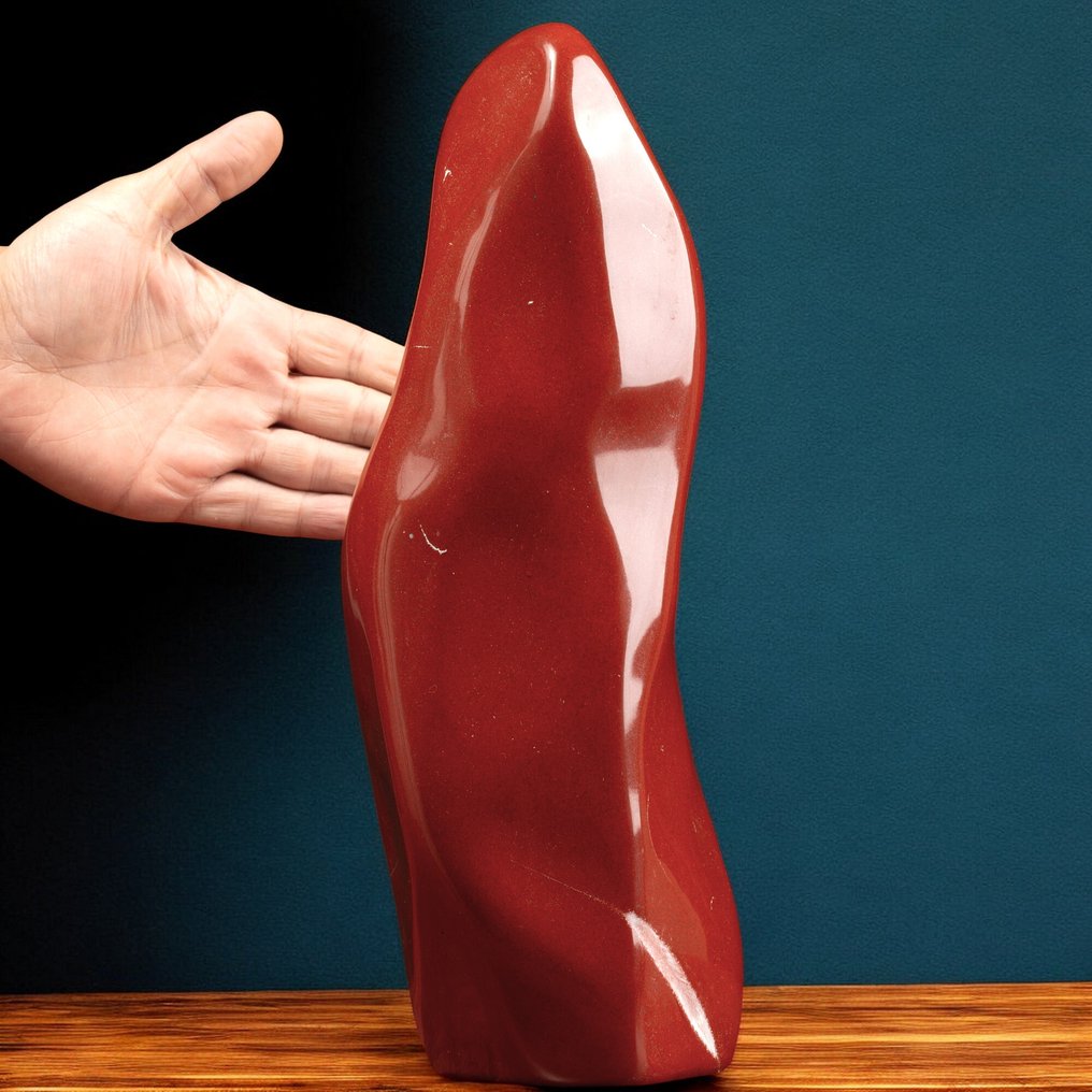 Natural Red Passion Jasper Large Red Jasper - Height: 360 mm - Width: 130 mm- 8054 g #1.0