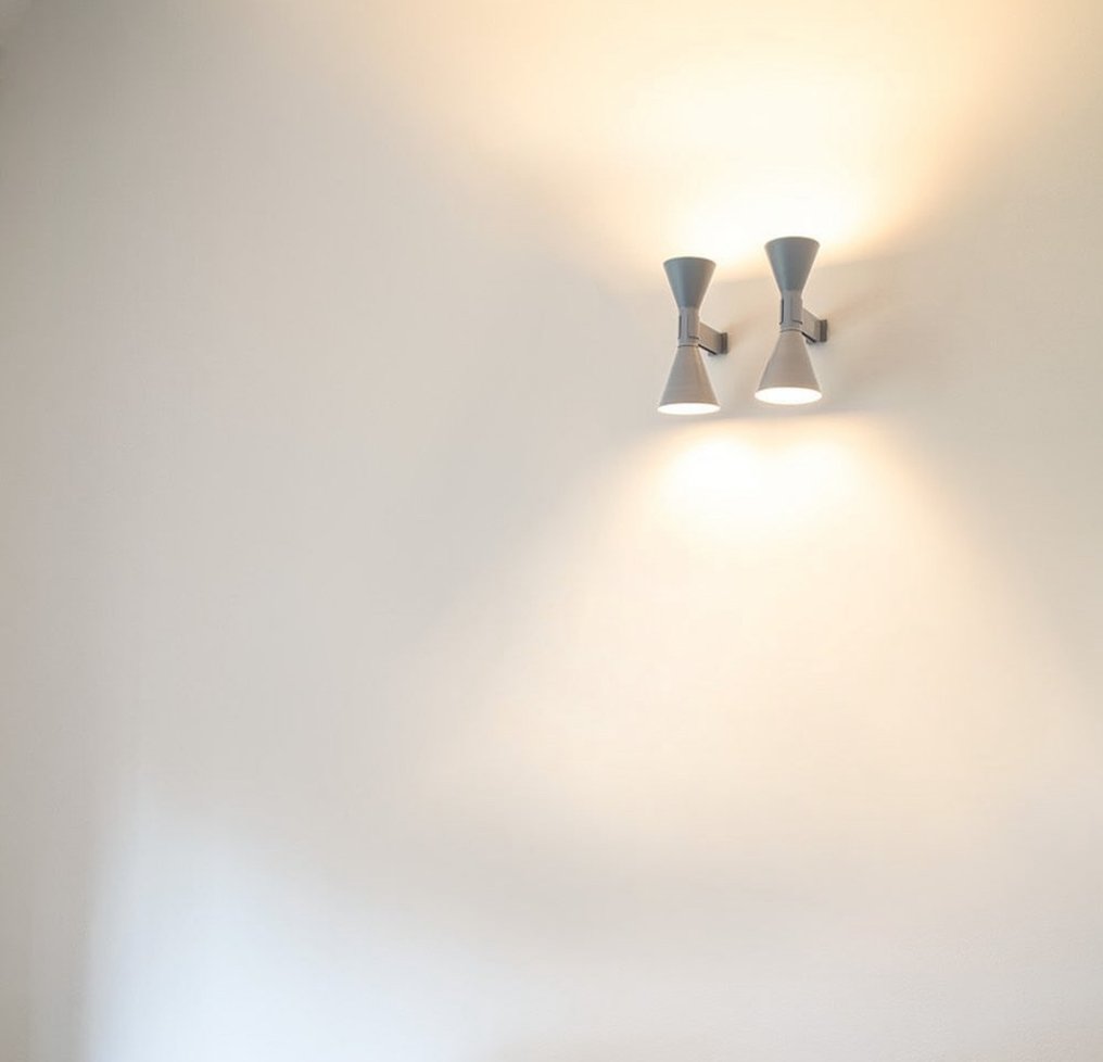 Le Corbusier - 灯具 - 马赛迷你贴花，灰色 - 金属 #1.0