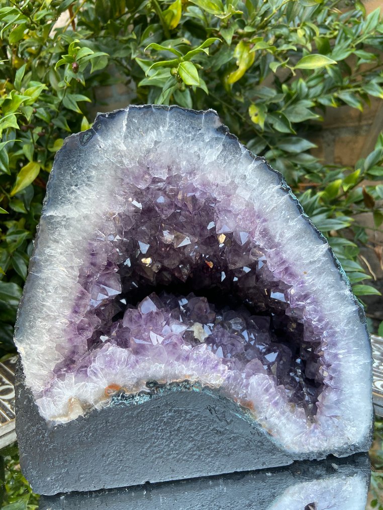 Amethyst Geode - Height: 22 cm - Width: 22 cm- 7 kg - (1) #1.0