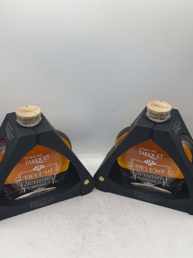 Tariquet - Hors d'Age Bas-Armagnac - Art Deco  - 70cl - 2 bottles #3.2