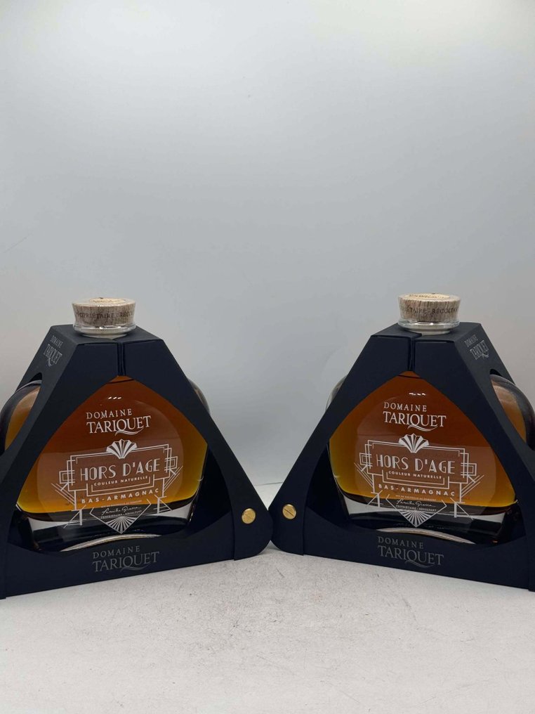 Tariquet - Hors d'Age Bas-Armagnac - Art Deco  - 70cl - 2 bottles #1.0