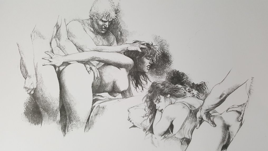 Serpieri, Paolo - 1 Offset Print - Druuna - Sex #1.0