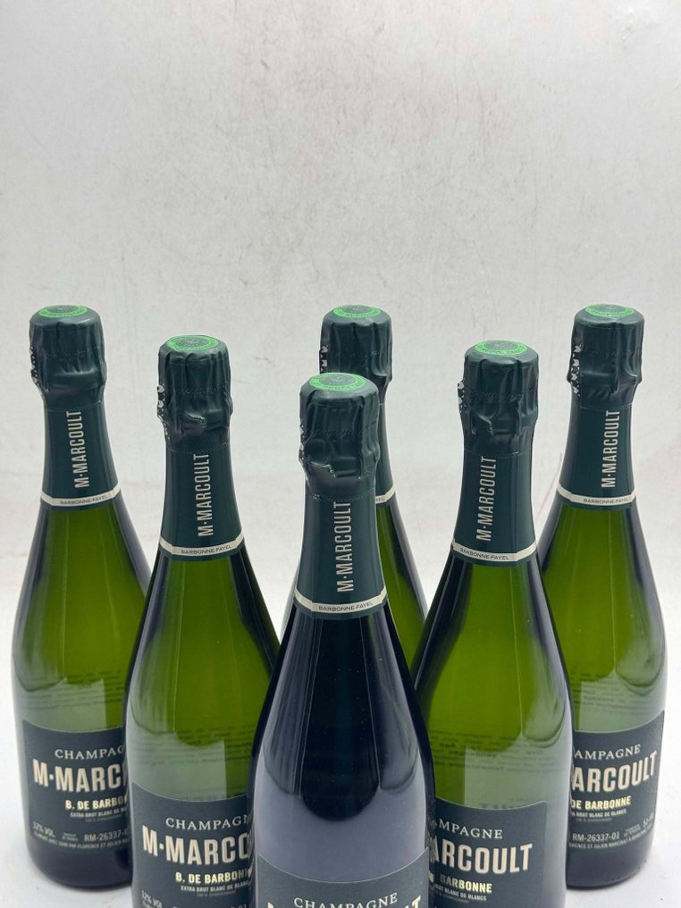 M.Marcoult, B. de Barbonne - Champán Extra Brut, Blanc de Blancs - 6 Botellas (0,75 L) #3.2
