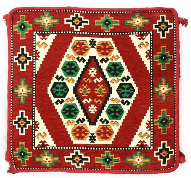 Cuscino ottomano - Kilim - 60 cm - 60 cm #2.1
