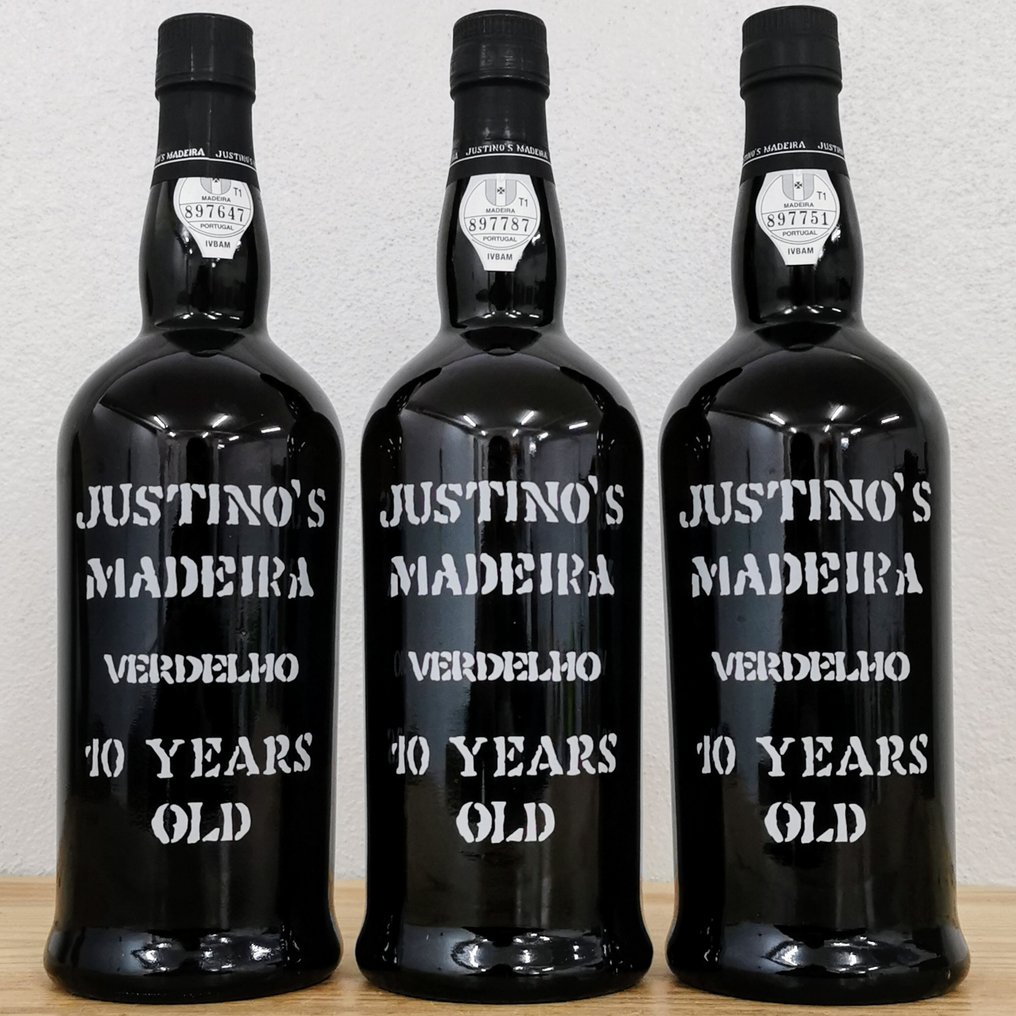 Justino's 10 Years Old Verdelho - Madeira - 3 Flasker (0,75 L) #1.0