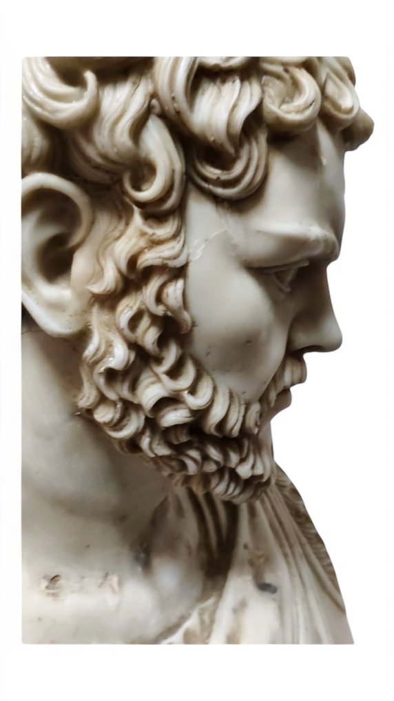 雕塑, Busto di Caracalla in gesso - 67 cm - 石膏 #2.1