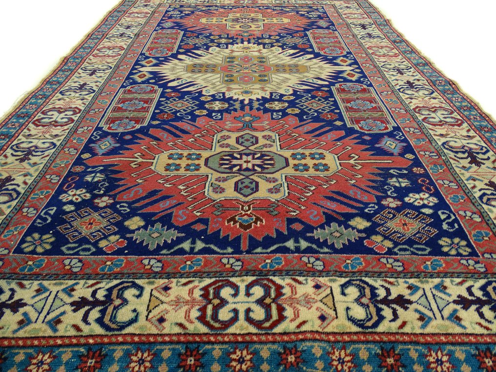 Sjælden Adler Kazak - Renset - Tæppe - 183 cm - 122 cm #1.0