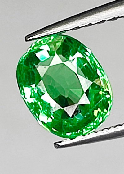 Tsavorite  - 1.18 ct - Instituto Gemólogico Español (IGE) #1.0