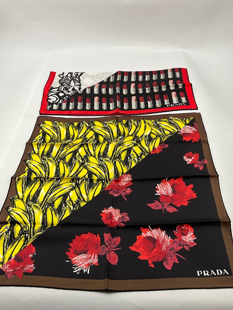 Prada - 2 PRADA // Gavroches /sans étiquette - 圍巾 #2.1