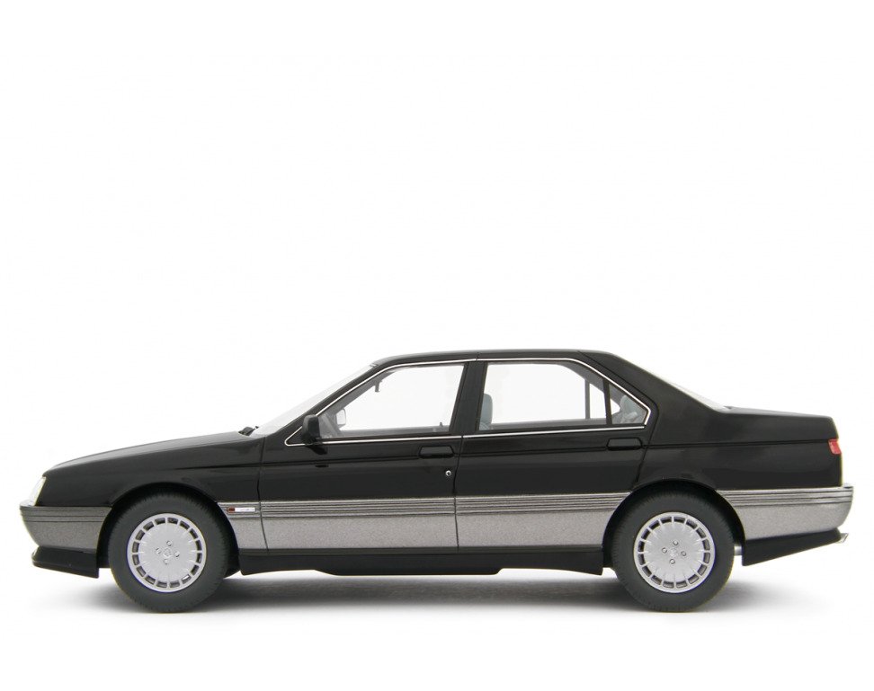 Laudoracing 1:18 - Miniatura de sedan - Alfa Romeo 164 2.0 Twin Spark 1987 Nero - LM183B #1.0