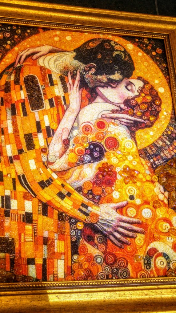 波罗的海琥珀图片 - 克林特风格 - 新系列 - 琥珀 - 48 cm - 38 cm #3.2