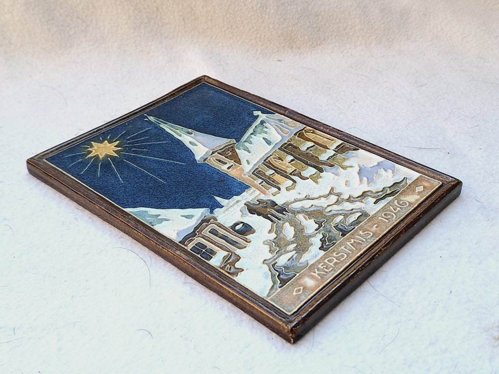  Cserép - De Porceleyne Fles - 1946 karácsonya  #1.0