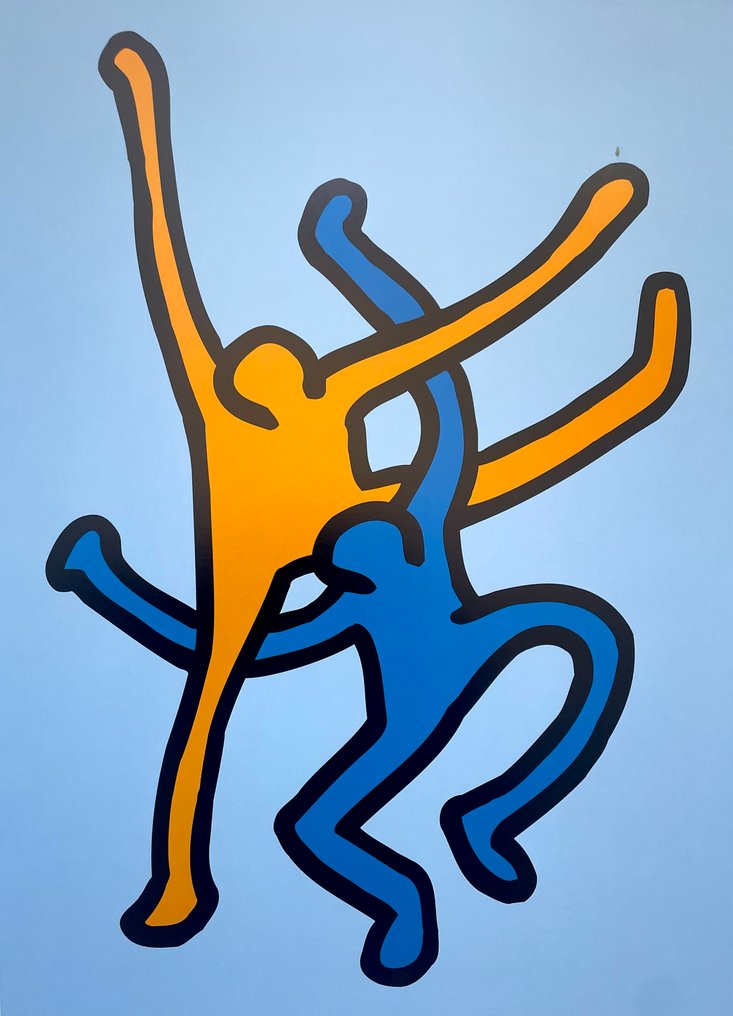 Keith Haring - Untitled - Offset lithography - TeNeues licensed print ** NO RESERVE ** #1.0