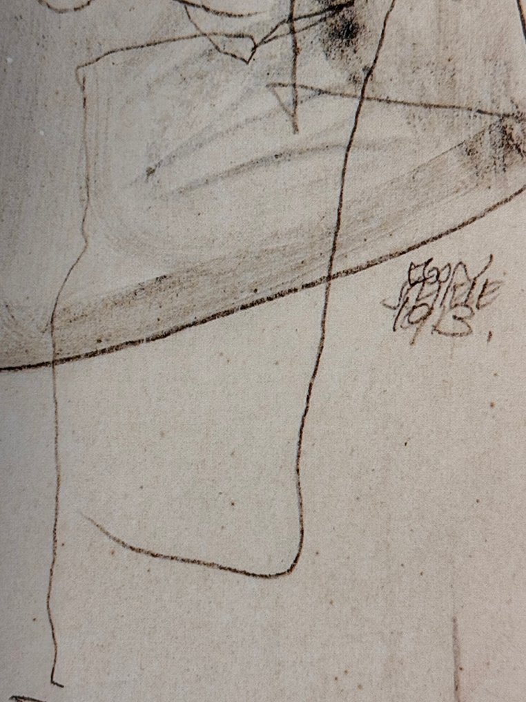 Egon Schiele (1890-1918), (after) - Selbstbildnis #3.2