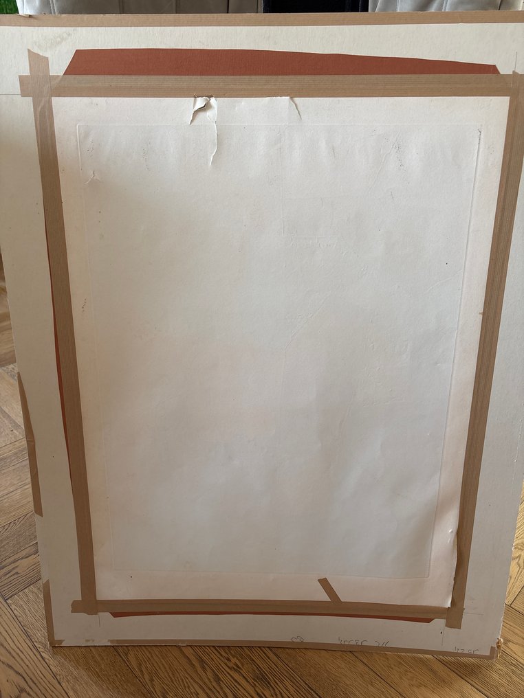 Serge Poliakoff (1900-1969) - Composition bleu et rouge #4.3