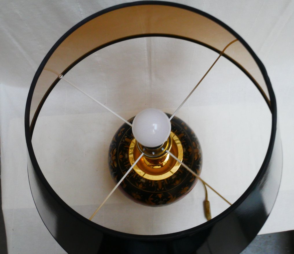 Lampe - Porzellan, Messing - made in Germany #4.3