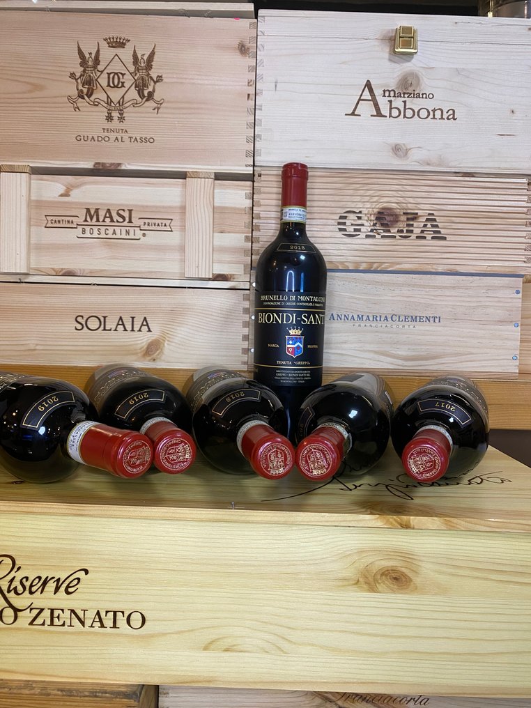 2017 x2, 2018 x2 & 2019 x2 Biondi Santi Tenuta Greppo La Verticale - 蒙达奇诺·布鲁奈罗 - 6 Bottles (0.75L) #4.3