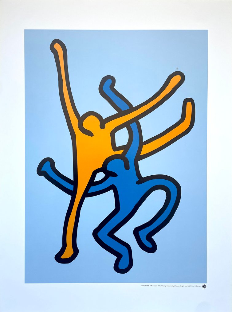 Keith Haring - Untitled - Offset lithography - TeNeues licensed print ** NO RESERVE ** #1.0