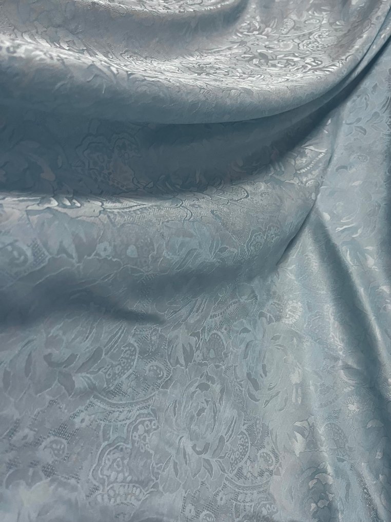 Elegante tessuto floreale in misto seta e cotone – 450x320cm - Tessuto - 600 cm - 320 cm #3.2