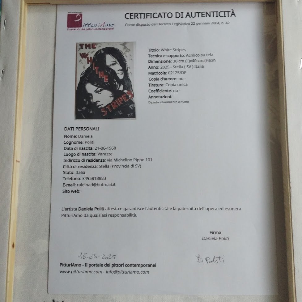 The White Stripes - The White Stripes by D. Politi #3.2