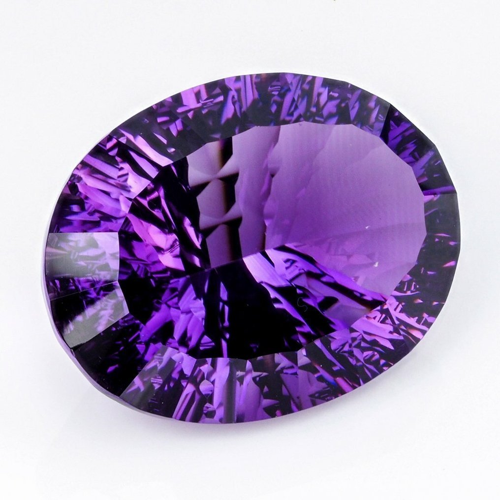 1 pcs Ametista - 28.27 ct - Antwerp Laboratory for Gemstone Testing (ALGT) - Qualità del colore fine #3.2