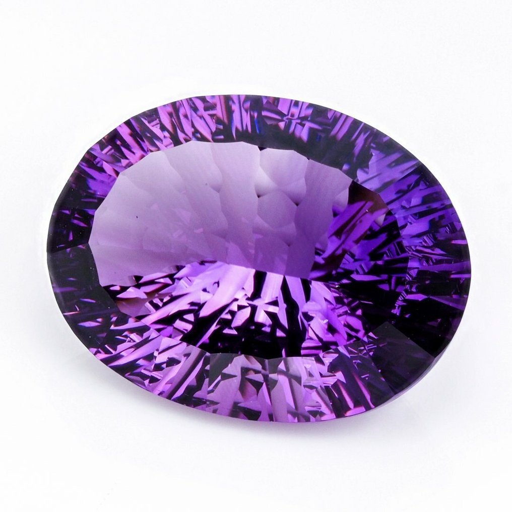 1 pcs Ametista - 28.27 ct - Antwerp Laboratory for Gemstone Testing (ALGT) - Qualità del colore fine #1.0