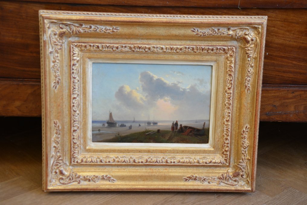 Charles Henri Joseph Leickert (1816-1907) - Strandgezicht #1.0
