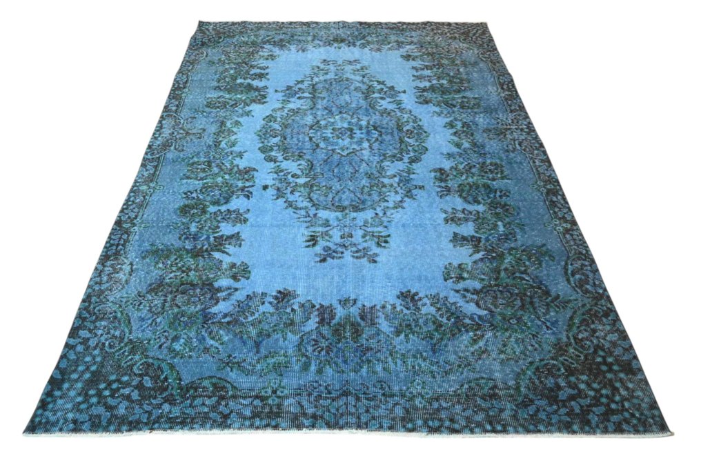 蓝色复古 - 小地毯 - 255 cm - 175 cm - 有证书 #4.3