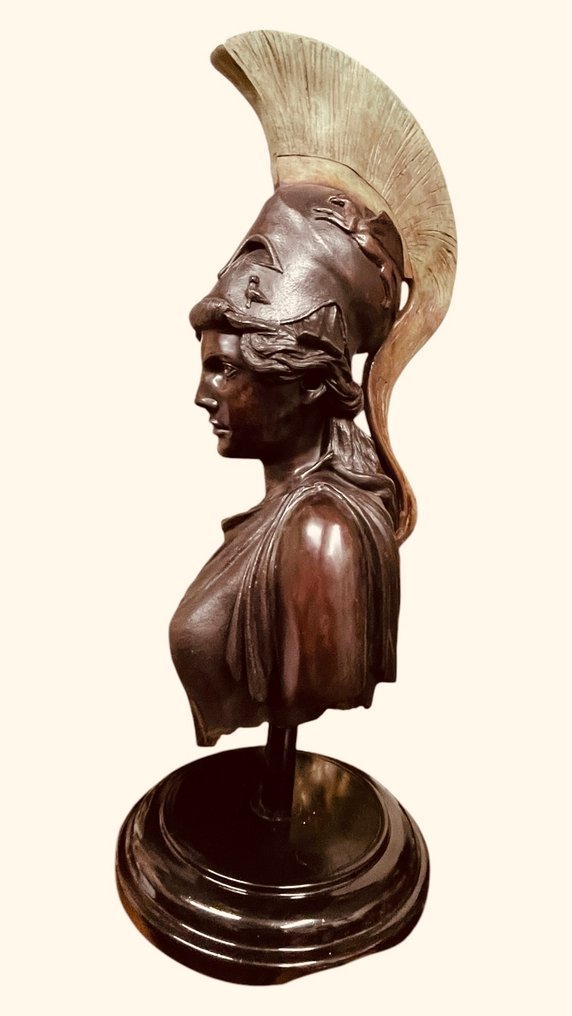Sculpture, Busto di Atena - 100 cm - Bronze #4.3