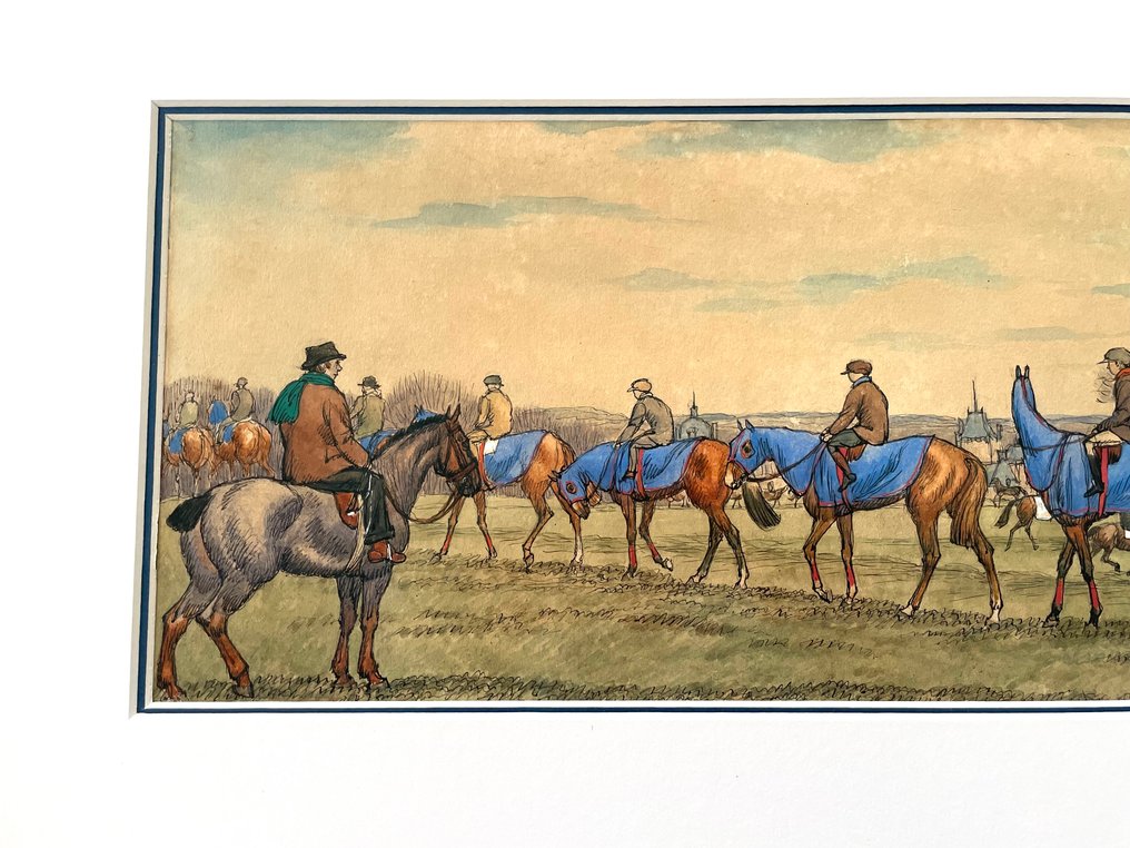 Maurice Taquoy (1878-1952) - Entrainement à chantilly #3.2