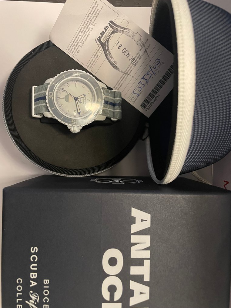 Omega x Swatch - Scuba Fifty Fathoms - 没有保留价 - Ocean Artarctic - 中性 - 2020年及之后 #3.2