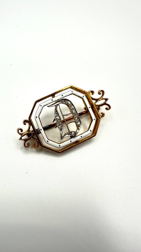 Ékszer tű - 15 kt. Rózsa arany #1.0